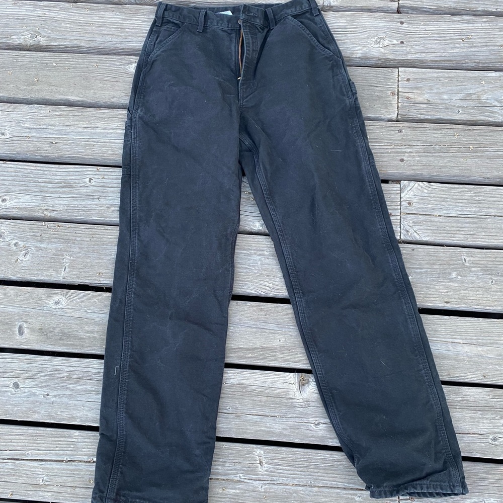 Carhartt flannel lined pants